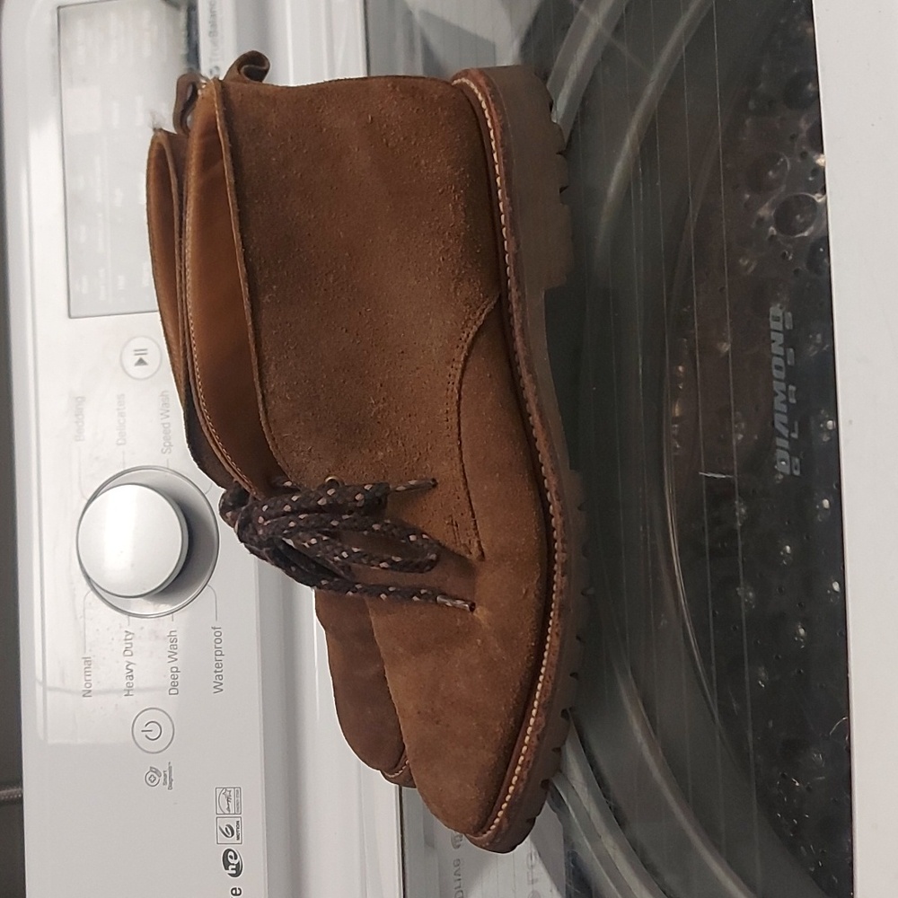Armani Brown Roughout Suede Chukka Boots - Picture 6 of 13